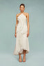 Nevina - White Frill Maxi Dress