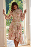 Parida - Floral Ruffle Midi Dress