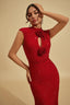 Rosalee - Embellished Midi Dress