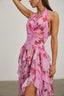 Amara - Ruffled Halter Maxi Dress