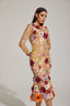 Marianella - Floral Mesh Midi Dress