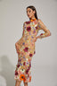 Marianella - Floral Mesh Midi Dress