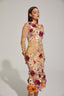 Marianella - Floral Mesh Midi Dress