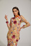 Marianella - Floral Mesh Midi Dress