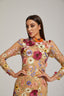 Marianella - Floral Mesh Midi Dress
