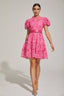Ariella - Lace Belted Mini Dress
