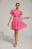 Ariella - Lace Belted Mini Dress