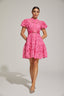 Ariella - Lace Belted Mini Dress