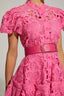 Ariella - Lace Belted Mini Dress