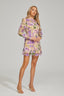 Martine - Floral Purple Mini Dress