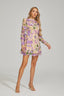 Martine - Floral Purple Mini Dress