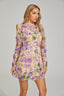 Martine - Floral Purple Mini Dress