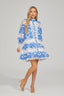 Gabrielle - Bluebell Floral Mini Dress