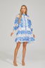Gabrielle - Bluebell Floral Mini Dress