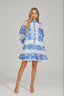 Gabrielle - Bluebell Floral Mini Dress