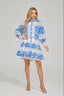 Gabrielle - Bluebell Floral Mini Dress