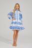Gabrielle - Bluebell Floral Mini Dress
