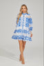 Gabrielle - Bluebell Floral Mini Dress