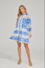 Gabrielle - Bluebell Floral Mini Dress
