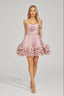 Demi - Pleated Ruffle Mini Dress