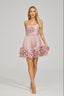 Demi - Pleated Ruffle Mini Dress