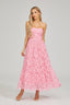 Livie - Lace Strapless Midi Dress