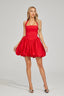 Esmee - Scarlet Whirl Halter Dress