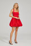 Esmee - Scarlet Whirl Halter Dress