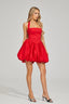 Esmee - Scarlet Whirl Halter Dress