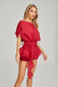 Ines - Red Dream Ruffle Mini Dress