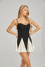 Elise - Pleated Flare Mini Dress