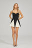Elise - Pleated Flare Mini Dress