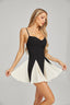 Elise - Pleated Flare Mini Dress