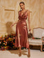 Coastline - Satin Midi Dress