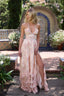 Castor - Pink Floral Maxi Dress