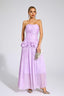 Perdita - Purple Ruffled Maxi Dress