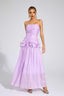 Perdita - Purple Ruffled Maxi Dress