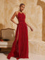 Salome - Backless Ruched Maxi Dress