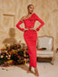 Auria - Flower Ruched Maxi Dress