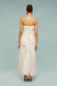 Nevina - White Frill Maxi Dress