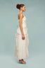 Nevina - White Frill Maxi Dress