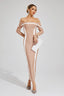 Samia - Apricot Maxi Dress