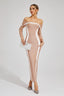 Samia - Apricot Maxi Dress