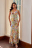 Fiorella - Sequin Floral Maxi Dress