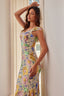Fiorella - Sequin Floral Maxi Dress