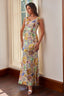 Fiorella - Sequin Floral Maxi Dress