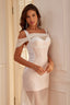 Mariella - White Corset Midi Dress