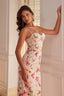 Jonas - Floral Satin Maxi Dress