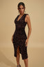 Issa - Midnight Sequin Midi Dress