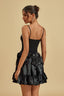 Minerva - Noir Bow Mini Dress